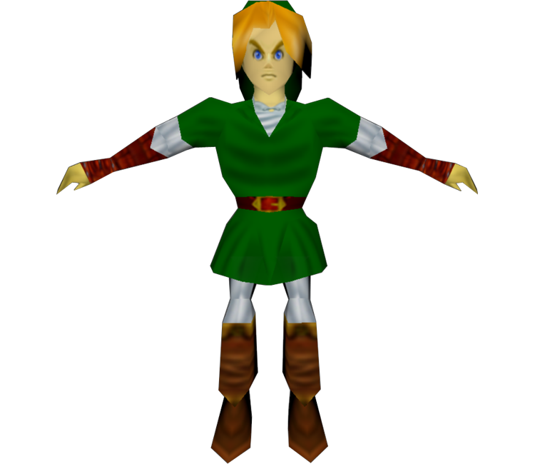 Nintendo 64 - The Legend of Zelda: Ocarina of Time - Link (Adult, Low ...