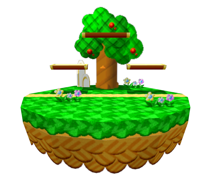 Nintendo 64 - Super Smash Bros. - Kirby Beta Stage - The Models Resource