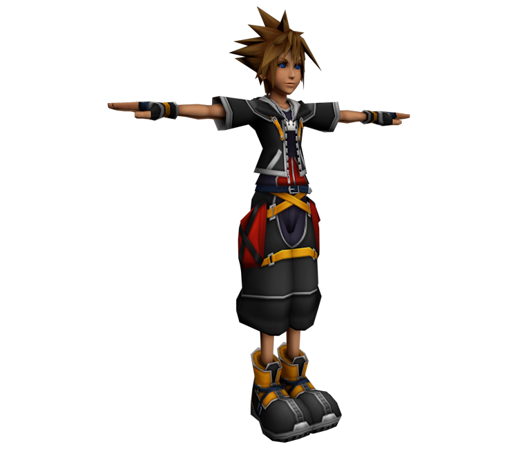 PlayStation 2 - Kingdom Hearts 2 Final Mix (JPN) - Sora - The Models  Resource