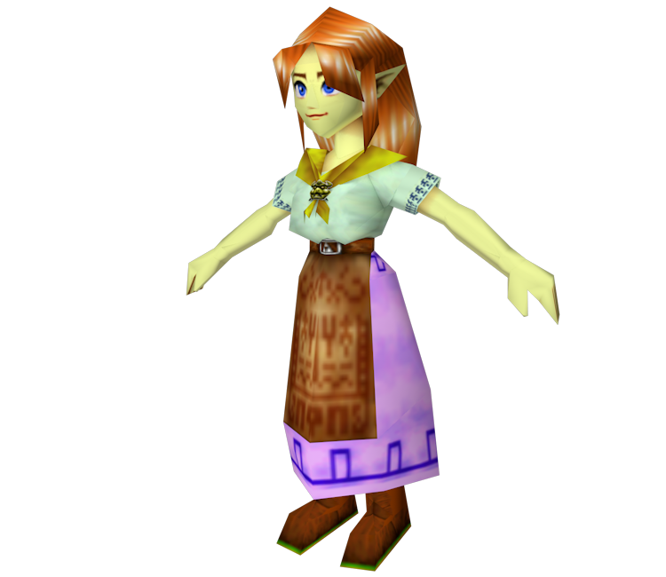 Nintendo 64 - The Legend of Zelda: Ocarina of Time - Malon (Adult) - The  Models Resource