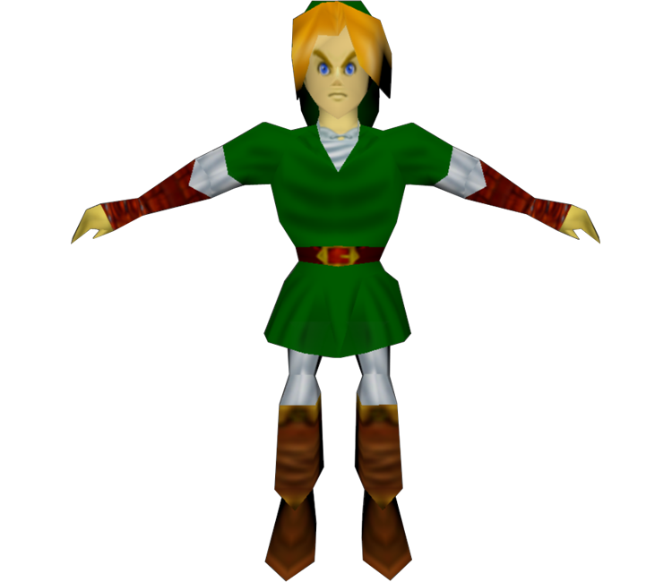 Links Mother Ocarina of Time Model free VR / AR / low-poly 3D model rigged