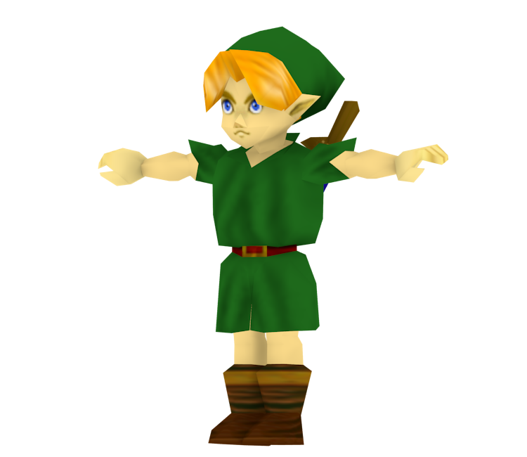 Nintendo 64 - The Legend of Zelda: Ocarina of Time - Link (Young, High  Poly) - The Models Resource