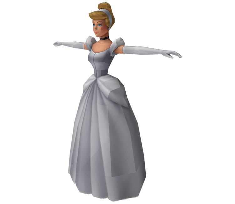 Kingdom Hearts Birth By Sleep Cinderella Dress PSP - Kingdom Hearts: Birth by Sleep - Cinderella (White Dress) - The