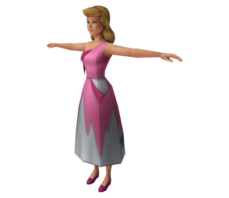 Kingdom Hearts Birth By Sleep Cinderella Dress PSP - Kingdom Hearts: Birth by Sleep - Cinderella (Torn Dress) - The