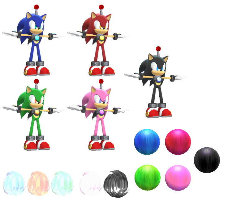 Wii - Sonic Colors - Wisp Capsules - The Models Resource