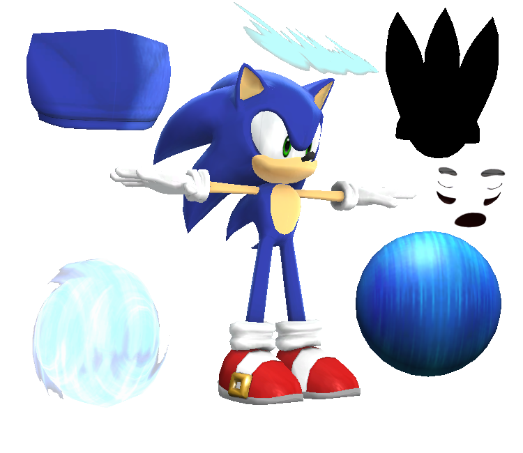 Wii - Sonic Colors - Super Sonic - The Models Resource