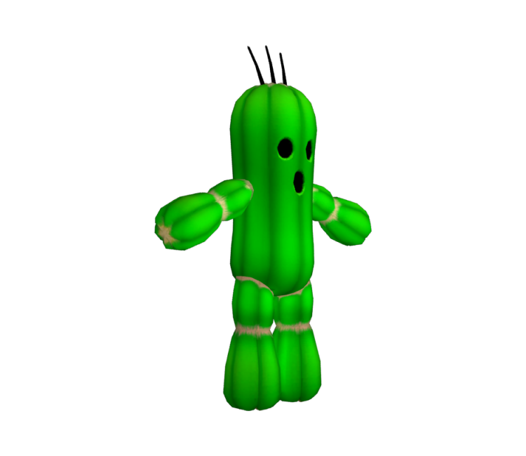 Wii Mario Sports Mix Cactuar The Models Resource