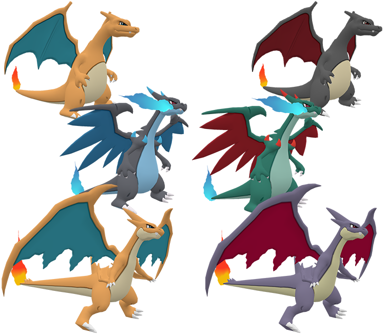 3DS - Pokémon Super Mystery Dungeon - #006 Mega Charizard X/Y - The Models  Resource