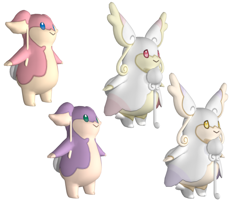 3ds pokémon x y 531 audino the models resource