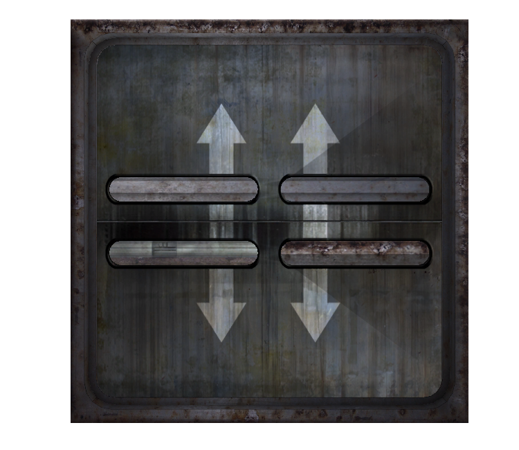 PC / Computer - Batman: Arkham Asylum - Big Security Door - The Models