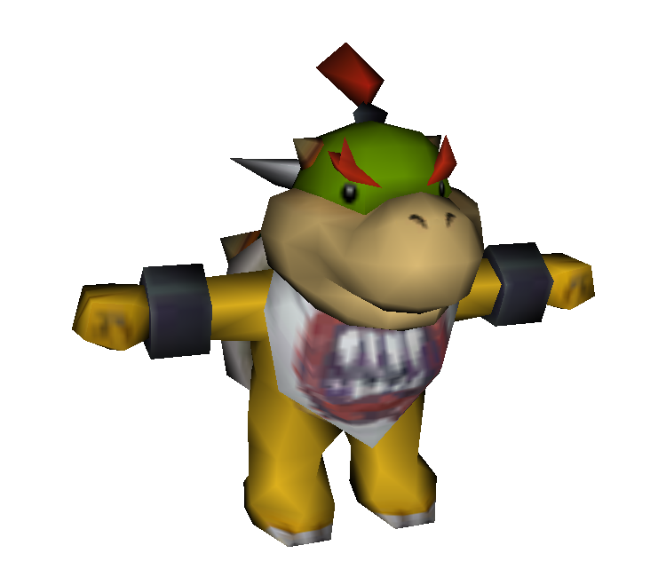 Custom / Edited - Mario Customs - Bowser Jr. (Paper Mario-Style) - The  Models Resource