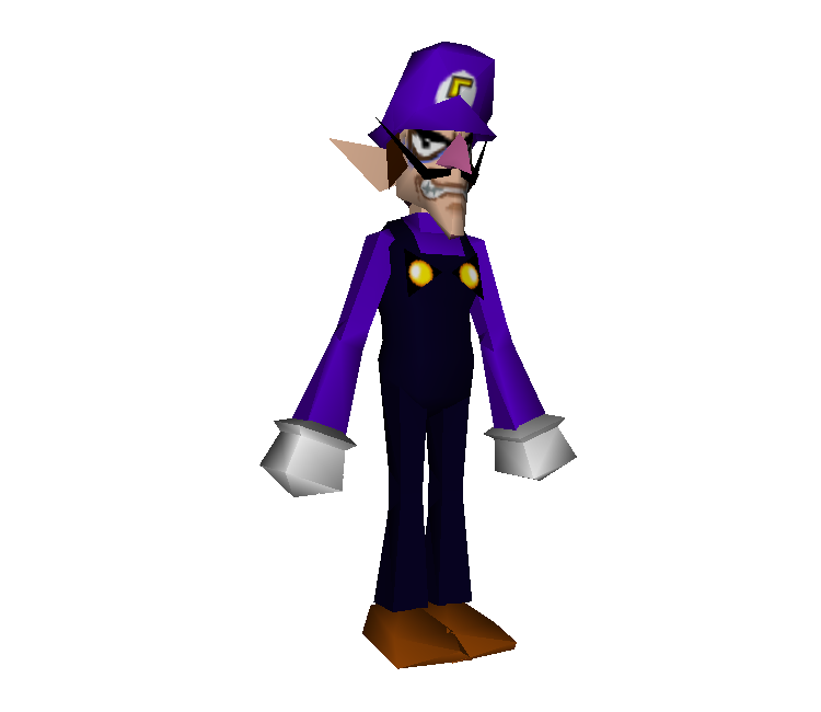 Nintendo 64 - Mario Tennis - Waluigi - The Models Resource