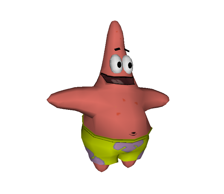 Gamecube Spongebob Squarepants Revenge Of The Flying Dutchman Patrick Star The Models Resource - patrick star roblox