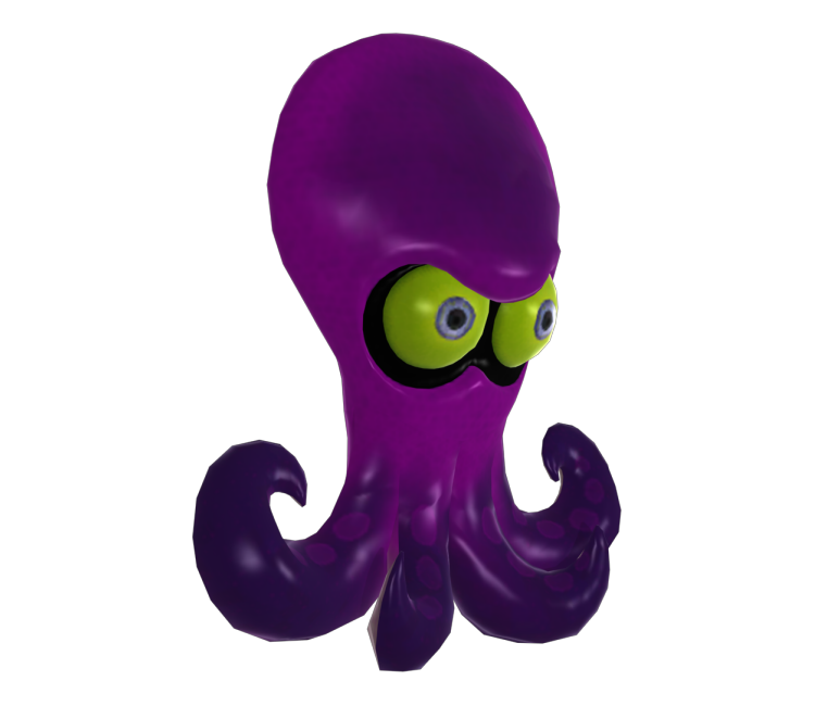 Wii U - Splatoon - Octopus - The Models Resource