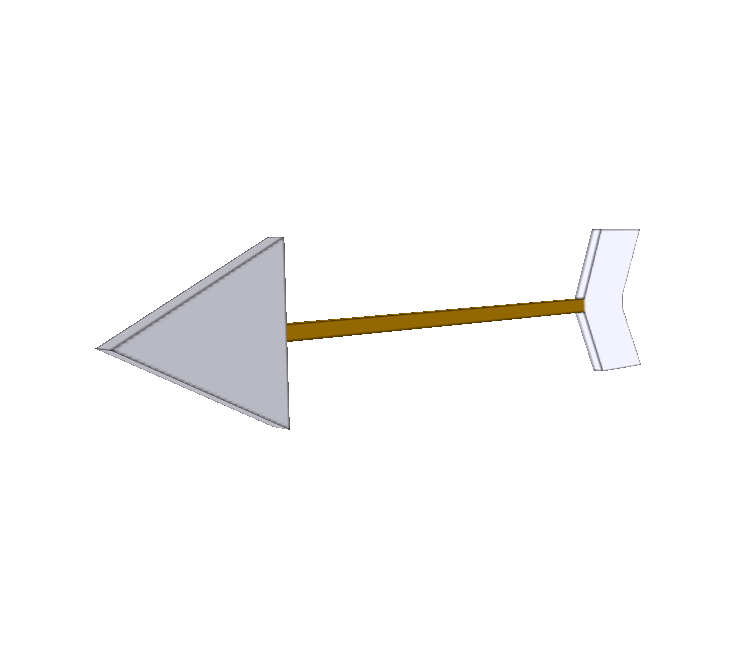 Pc Computer Roblox Arrow Hat The Models Resource