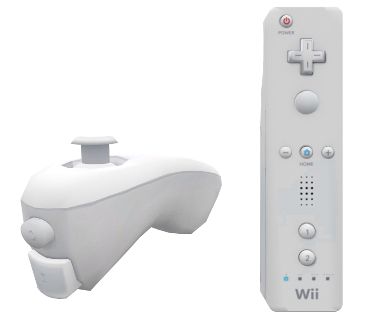 wii controller and nunchuck