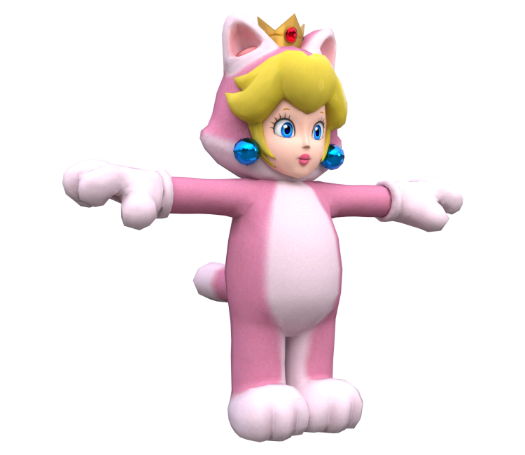 Wii U - Mario Kart 8 - Cat Peach - The Models Resource