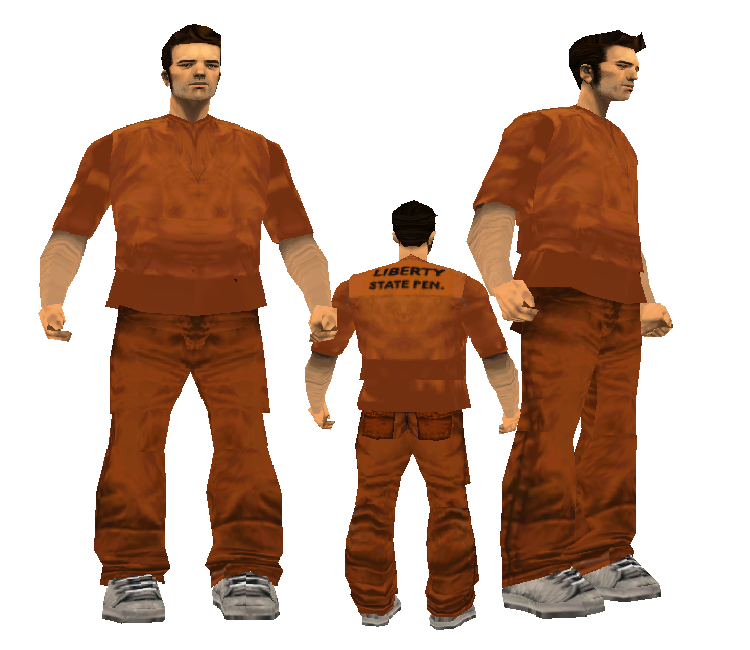 Asia Yup Towing PC / Computer - Grand Theft Auto III - Claude (Prison Uniform) - The Models  Resource