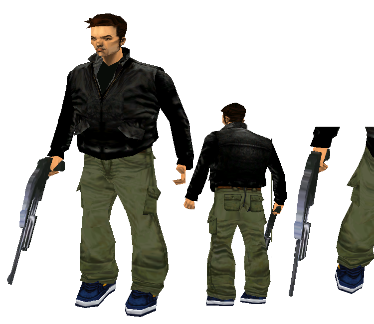 Кто предал главного персонажа gta iii. Claude GTA 3 Definitive. GTA the Trilogy Claude.