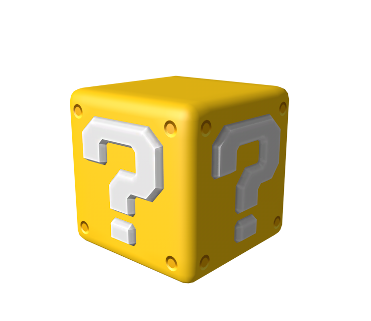 Mario Lucky Block Model free Texture