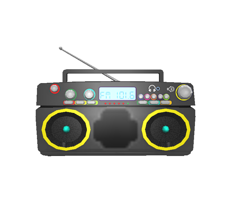 Pc Computer Roblox Neon 80s Boombox The Models Resource - neon 80s boombox roblox
