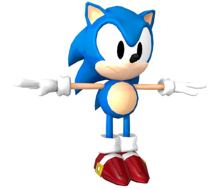 Classic Sonic 3D model 