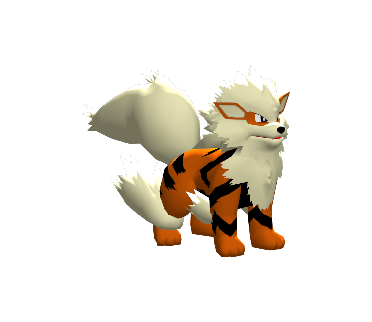 pokemon battle feature figure arcanine