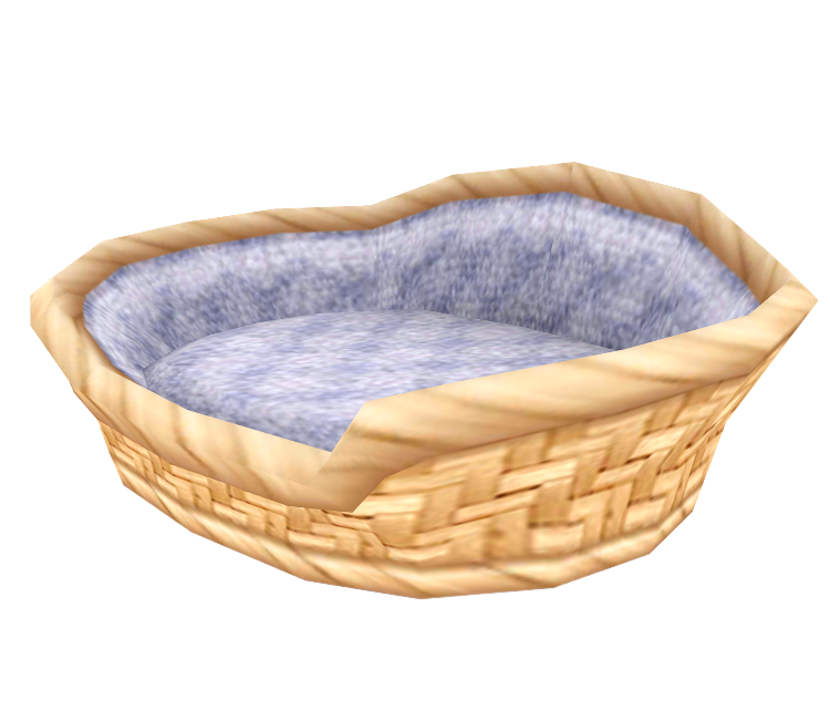 3ds nintendogs cats wicker bed the models resource 3ds nintendogs cats wicker bed the models resource