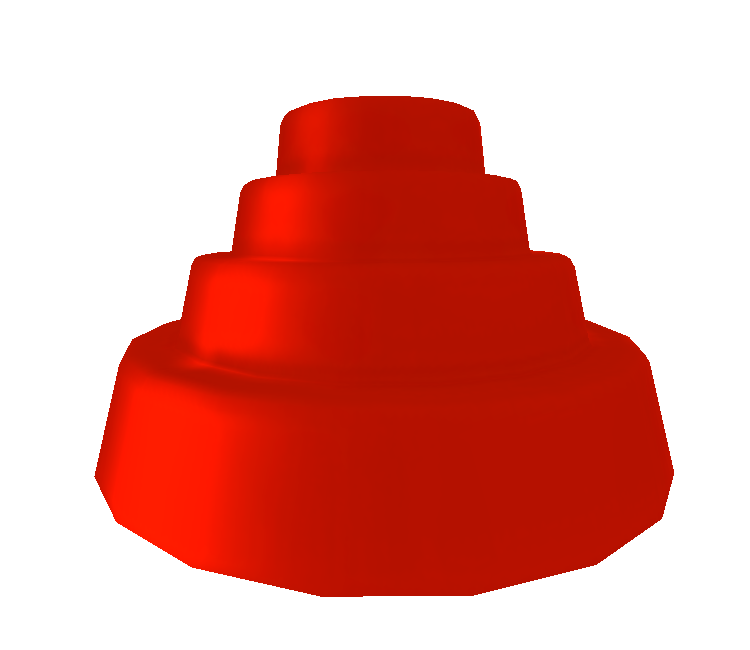 Pc Computer Roblox Impossible To Obtain Red Wedding Cake Hat The Models Resource - roblox cake hat