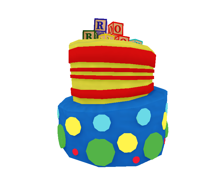 Pc Computer Roblox Silly Birthday Cake Hat The Models Resource - roblox cake hat rbxleaks