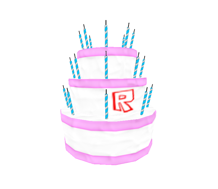 Pc Computer Roblox Classic Birthday Cake Hat The Models Resource - roblox classic pc hat texture