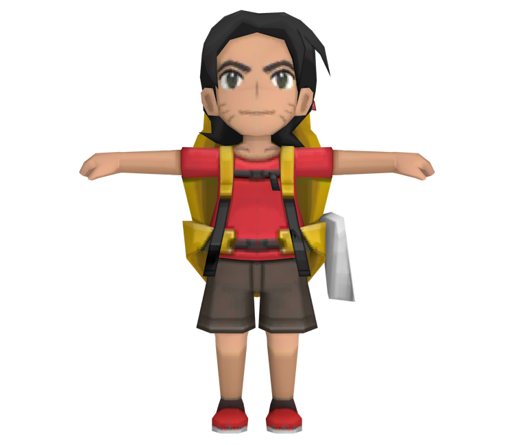 3DS - Pokémon X / Y - Backpacker - The Models Resource