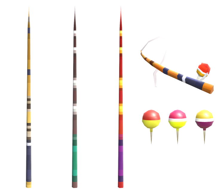3ds Animal Crossing New Leaf Fishing Rod The Models Resource