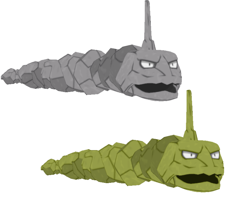 Mobile - Pokémon Quest - #095 Onix - The Models Resource