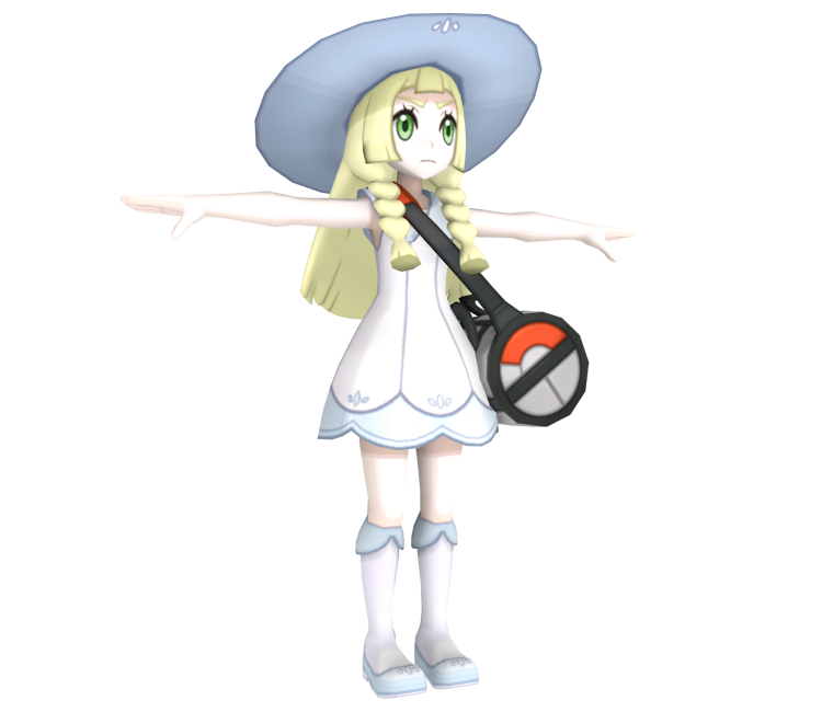 3DS - Pokémon Ultra Sun / Ultra Moon - Swimmer (Female) - The Models  Resource