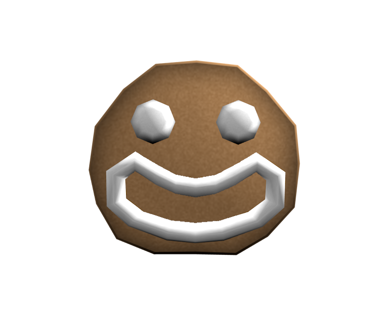 Pc Computer Roblox Gingerbread Man Head The Models Resource