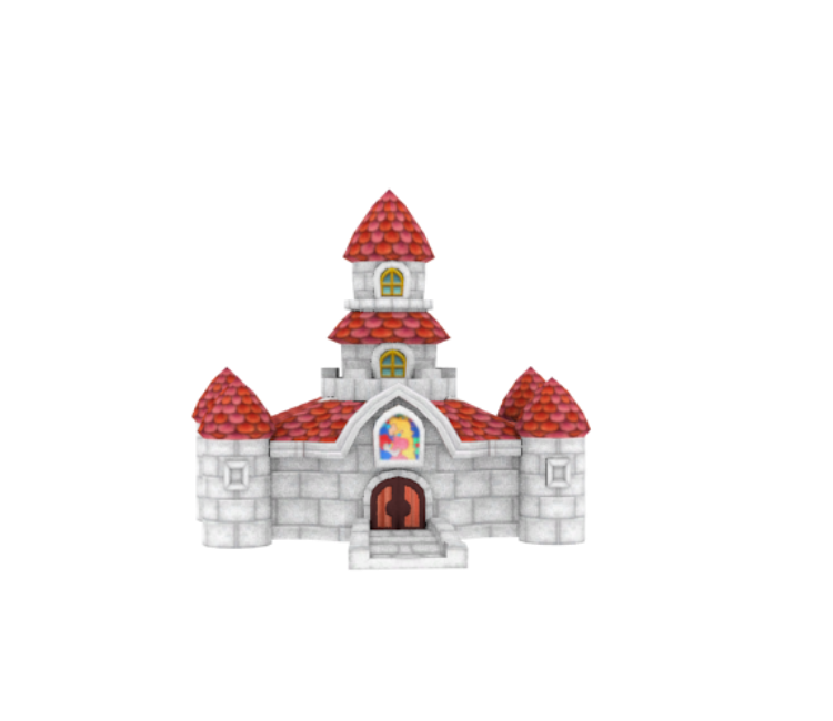 Princess Peach Super Mario Bros Castle