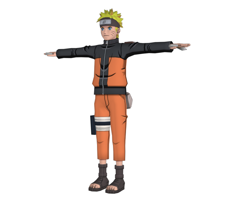 Wii - Naruto: Clash of Ninja Revolution - Naruto - The Models Resource