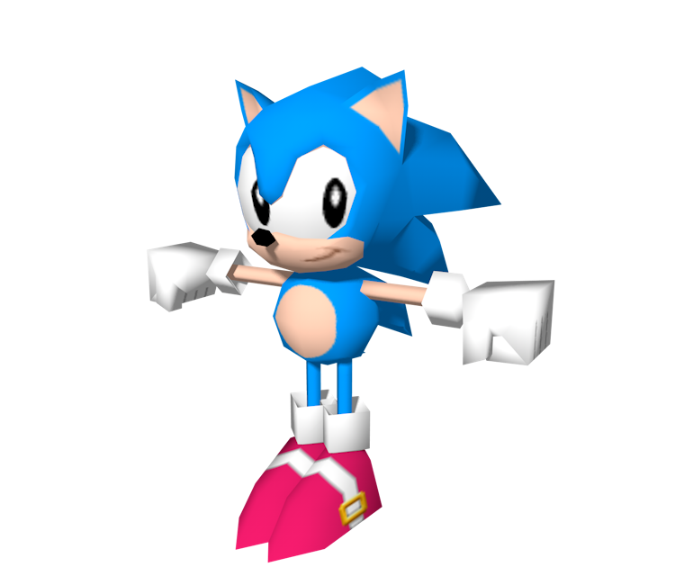 Custom Edited Sonic The Hedgehog Customs Sonic Classic Low Poly