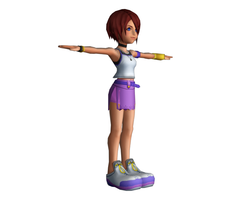 PlayStation 2 - Kingdom Hearts - Kairi - The Models Resource