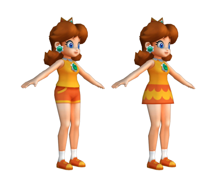 Wii - Mario Sports Mix - Daisy - The Models Resource