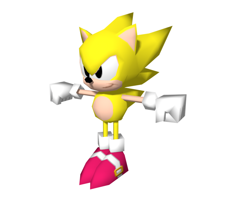 Custom / Edited - Sonic the Hedgehog Customs - Super Sonic (Sonic Mania-Style)  - The Models Resource