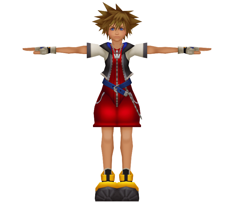 PlayStation 2 - Kingdom Hearts 2 Final Mix (JPN) - Sora - The Models  Resource