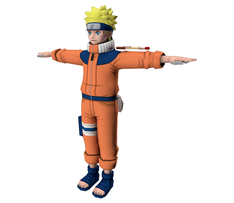 Wii - Naruto: Clash of Ninja Revolution - Naruto - The Models Resource