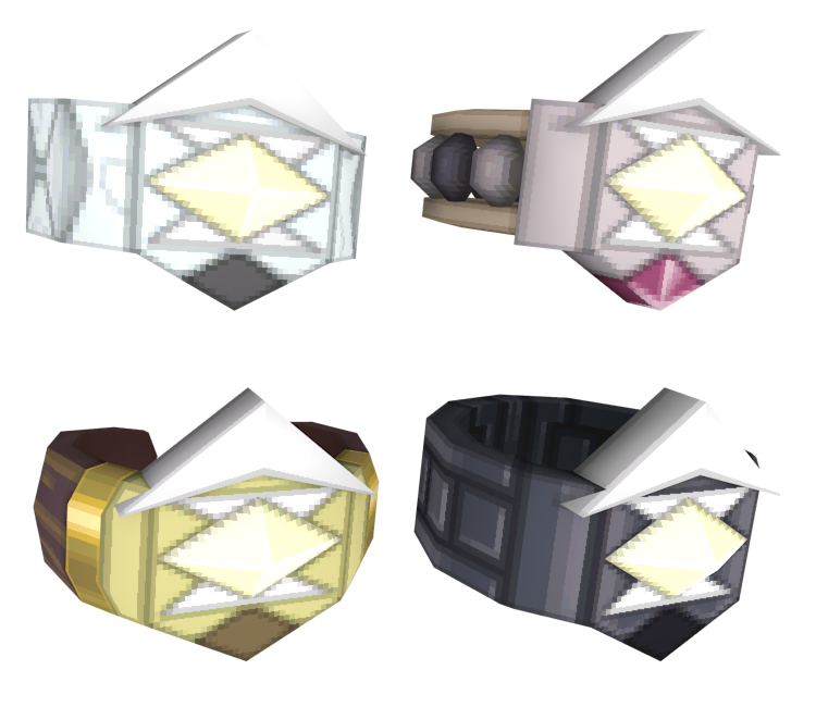 3DS - Pokémon Sun / Moon - Z-Rings - The Models Resource