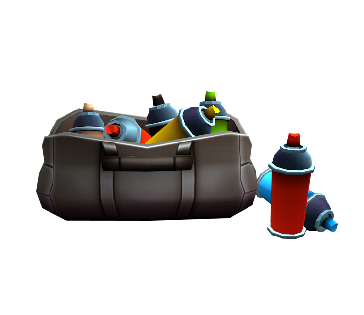 Mobile - Subway Surfers - Spray Paint Bag - The Models Resource