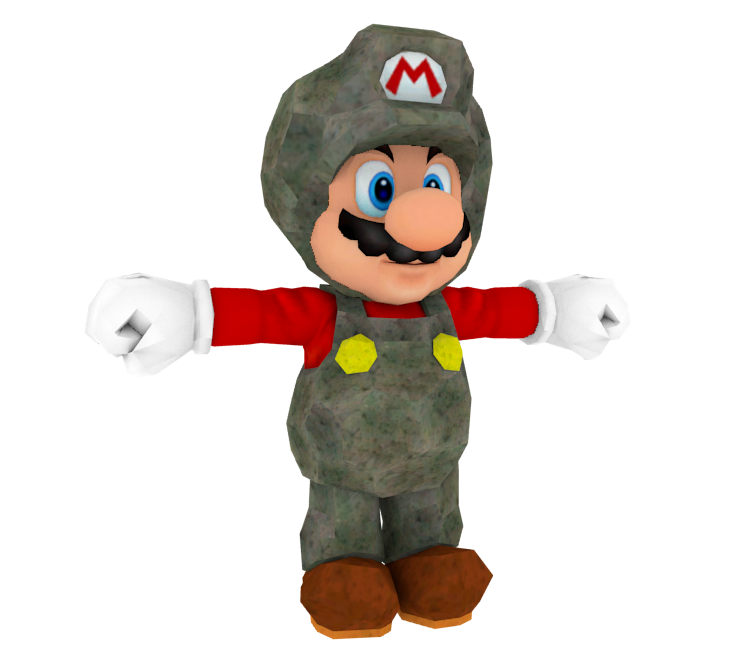 montaje Centro de niños Contorno Wii - Super Mario Galaxy 2 - Rock Mario - The Models Resource