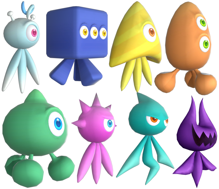 Wii - Sonic Colors - Wisps - The Models Resource