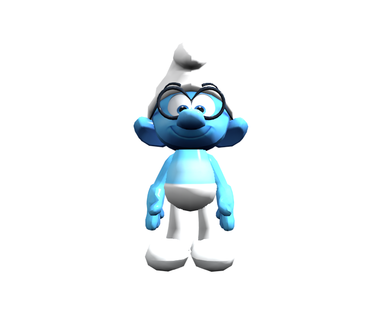 Pc Computer Roblox Brainy Smurf The Models Resource