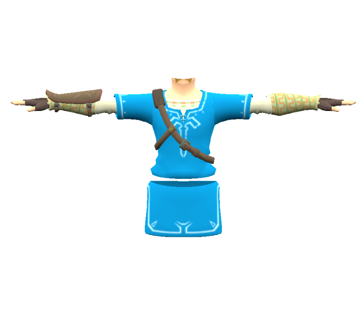Wii U - The of Zelda: Breath of the Wild - Champion's Tunic - The Models